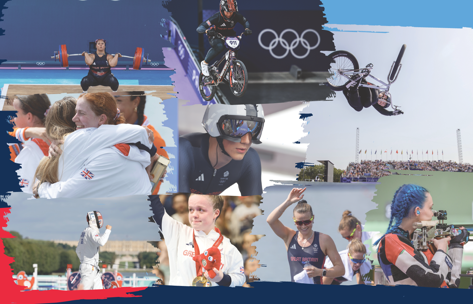 Homepage image showing Olympic and Paralympic sports